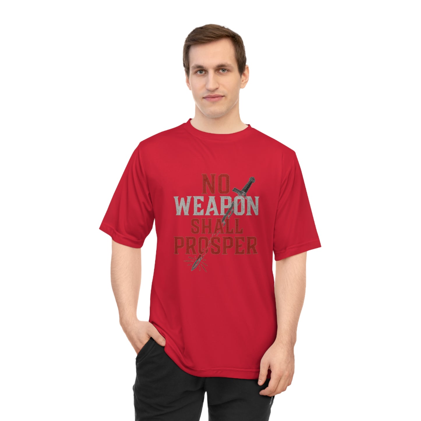 Performance T-shirt with Inspirational Quote, Unisex Activewear