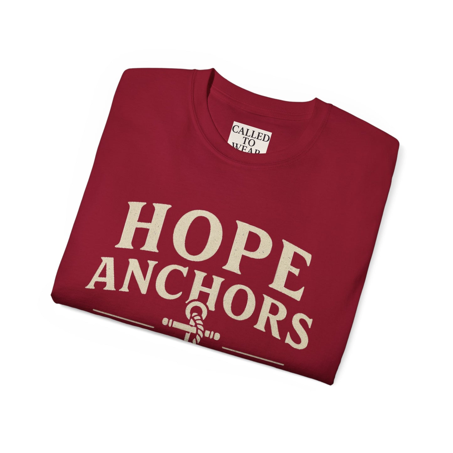 Hope Anchors the Soul Unisex Tee - Inspirational T-Shirt