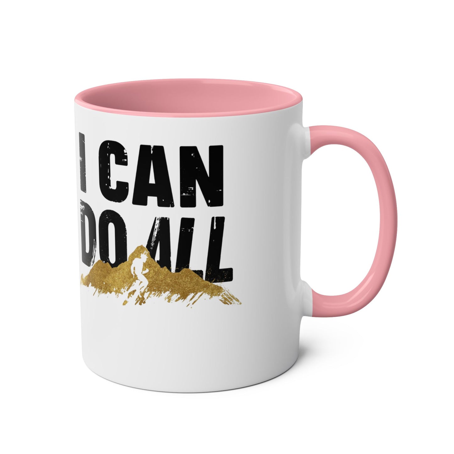 I Can Do All Mountains mug | Coffee Mug, Red Interior