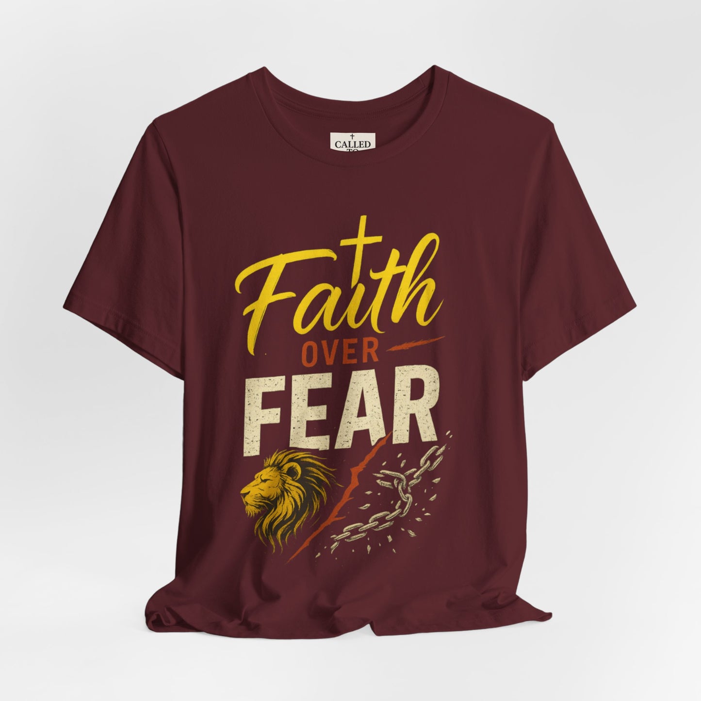 Faith Over Fear Unisex Tee - Inspirational Christian Apparel