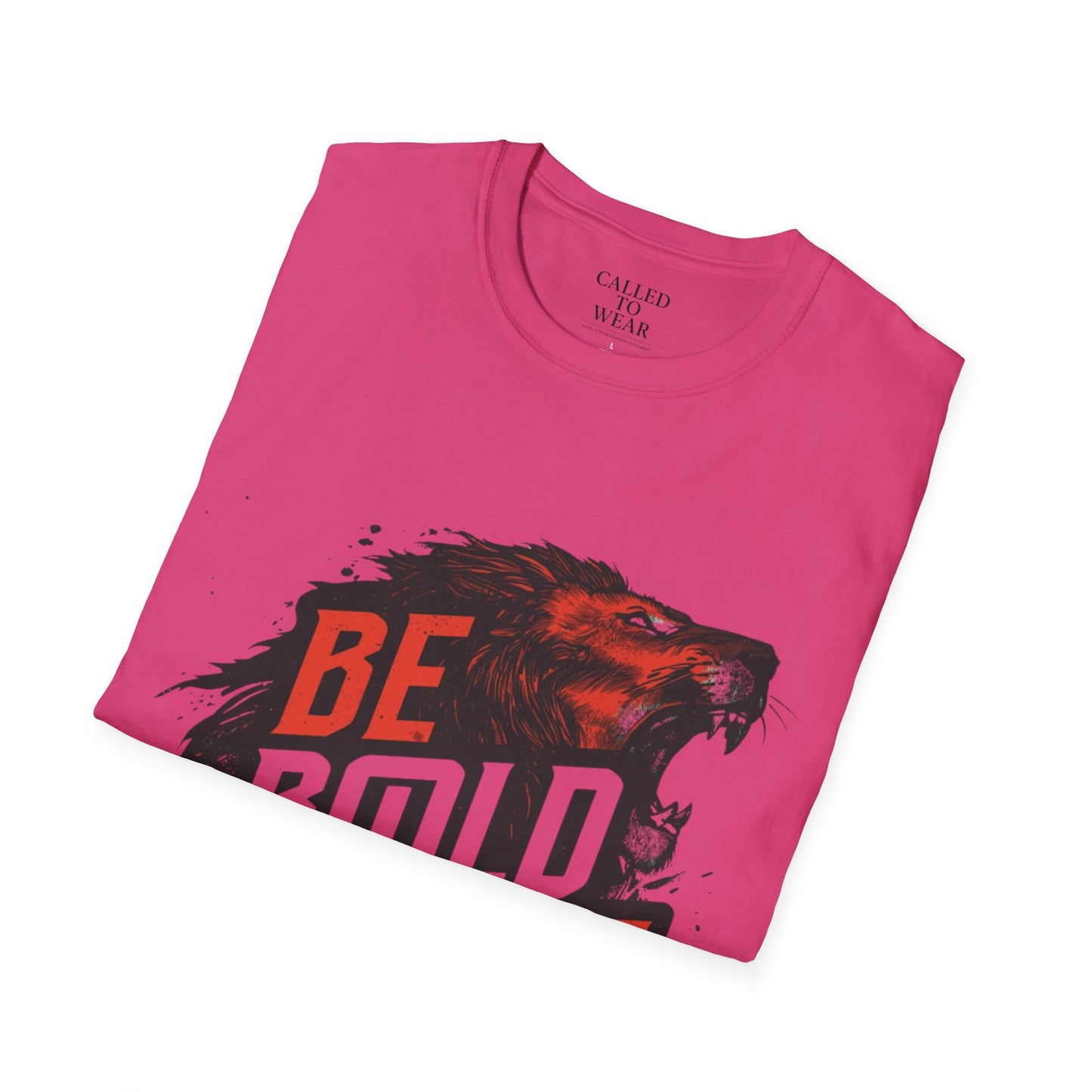 Be Bold in Christ Wolf Graphic T-Shirt | Faith Statement Tee