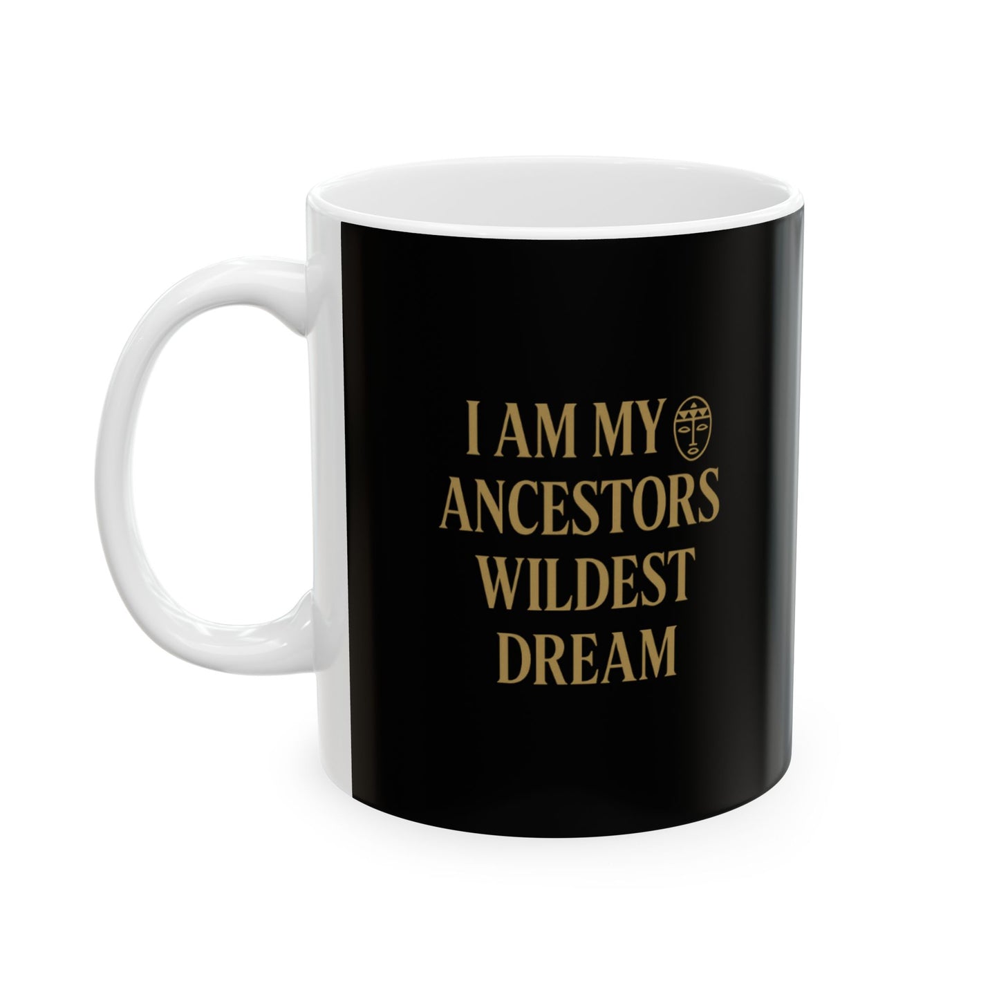 Elegant Black Ceramic Mug with Quote - Perfect Gift for Coffee Lovers, Mother's Day, Birthdays, or Just Because