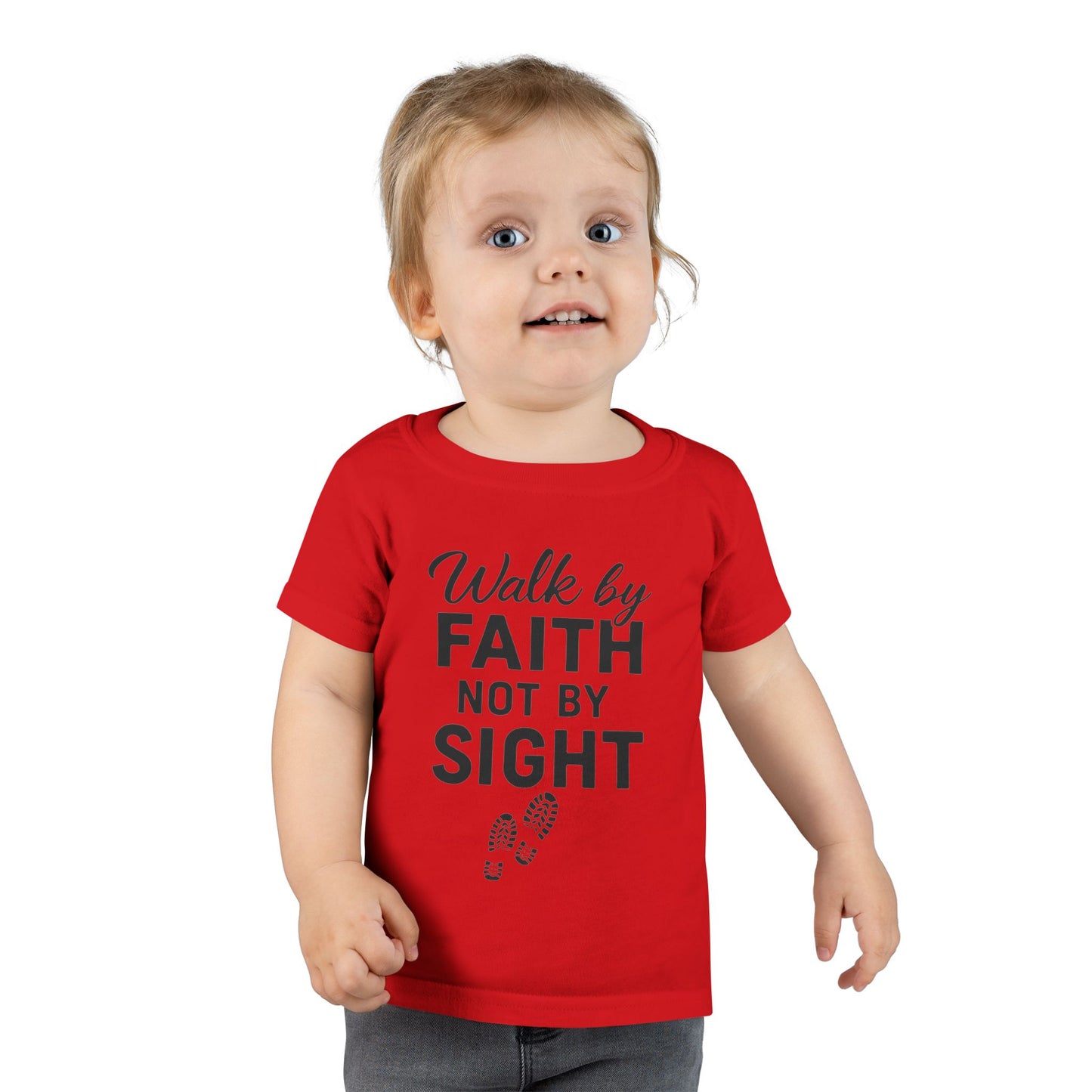 Toddler Faith T-Shirt - Inspirational Christian Gift for Kids, Birthday, Everyday Wear, Motivational Tee