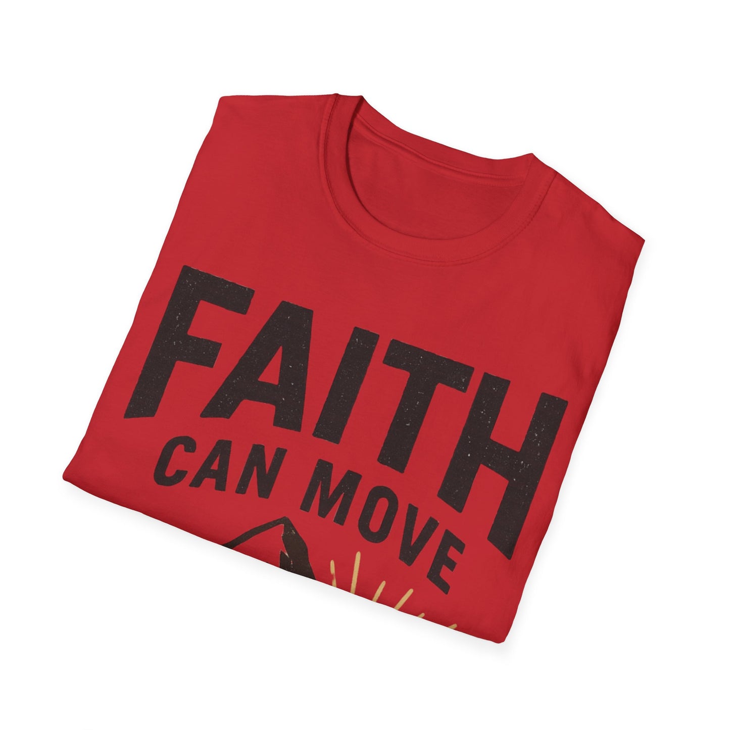 Faith-Inspired Unisex Softstyle T-Shirt - Inspirational Gift, Christian Apparel, Religious Tee, Motivational Shirt, Scripture Tee