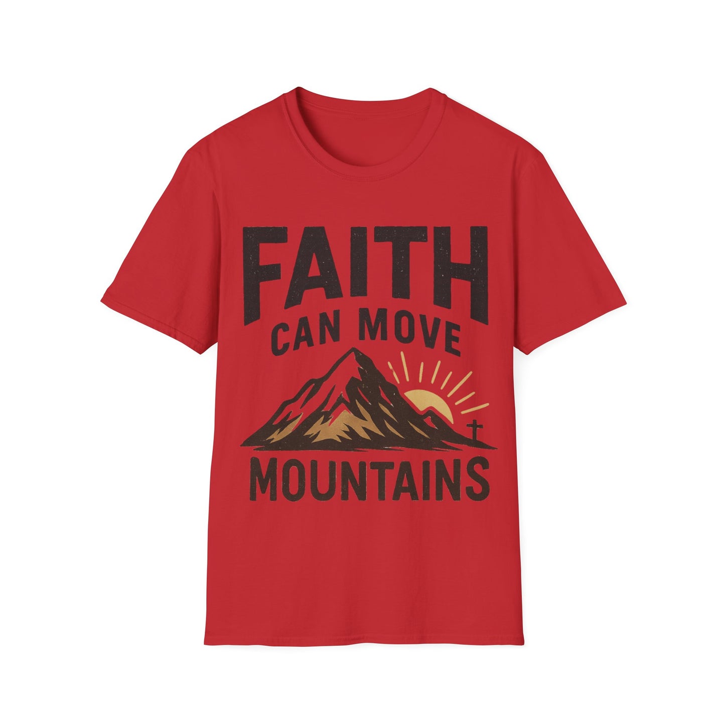 Faith-Inspired Unisex Softstyle T-Shirt - Inspirational Gift, Christian Apparel, Religious Tee, Motivational Shirt, Scripture Tee