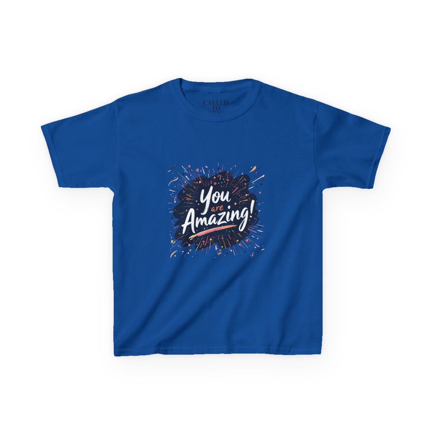 You Amazing! Brushstroke Kids Tee | Handwritten Encouragement Shirt