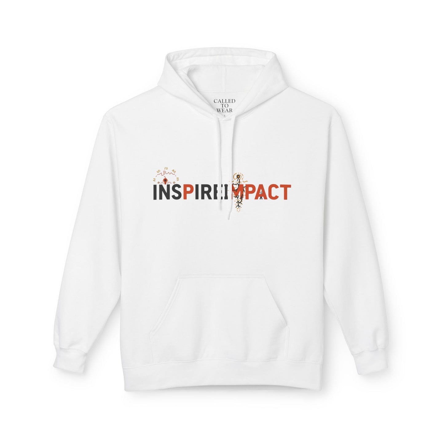 Inspire Impact Hoodie | Inspirational Typography Logo