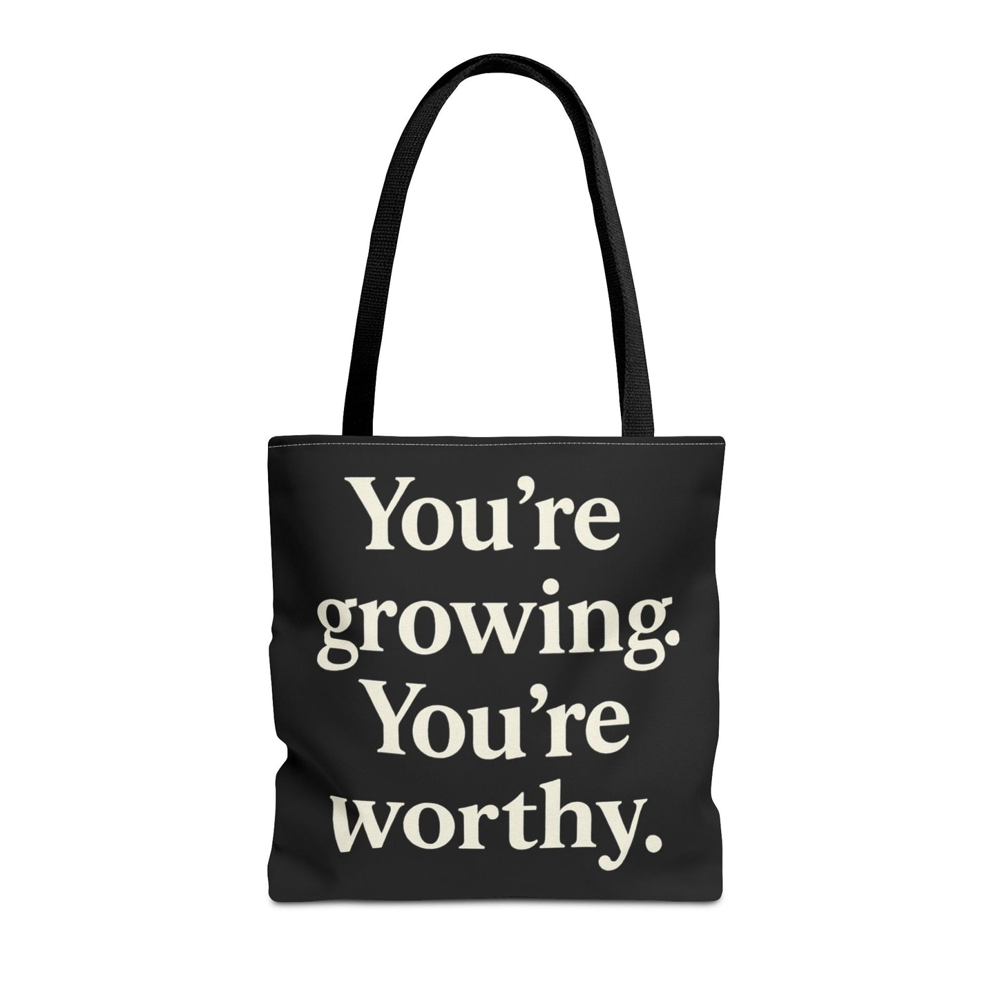 Empowering Affirmation Tote Bag 'You Are Enough' Inspirational Everyday Tote