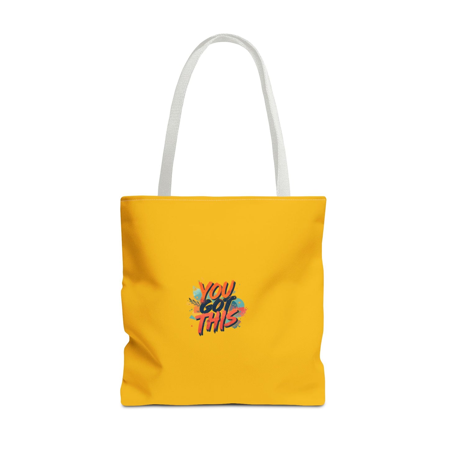 You Got This motivational graphic Tote Bag | positive quote, yellow background