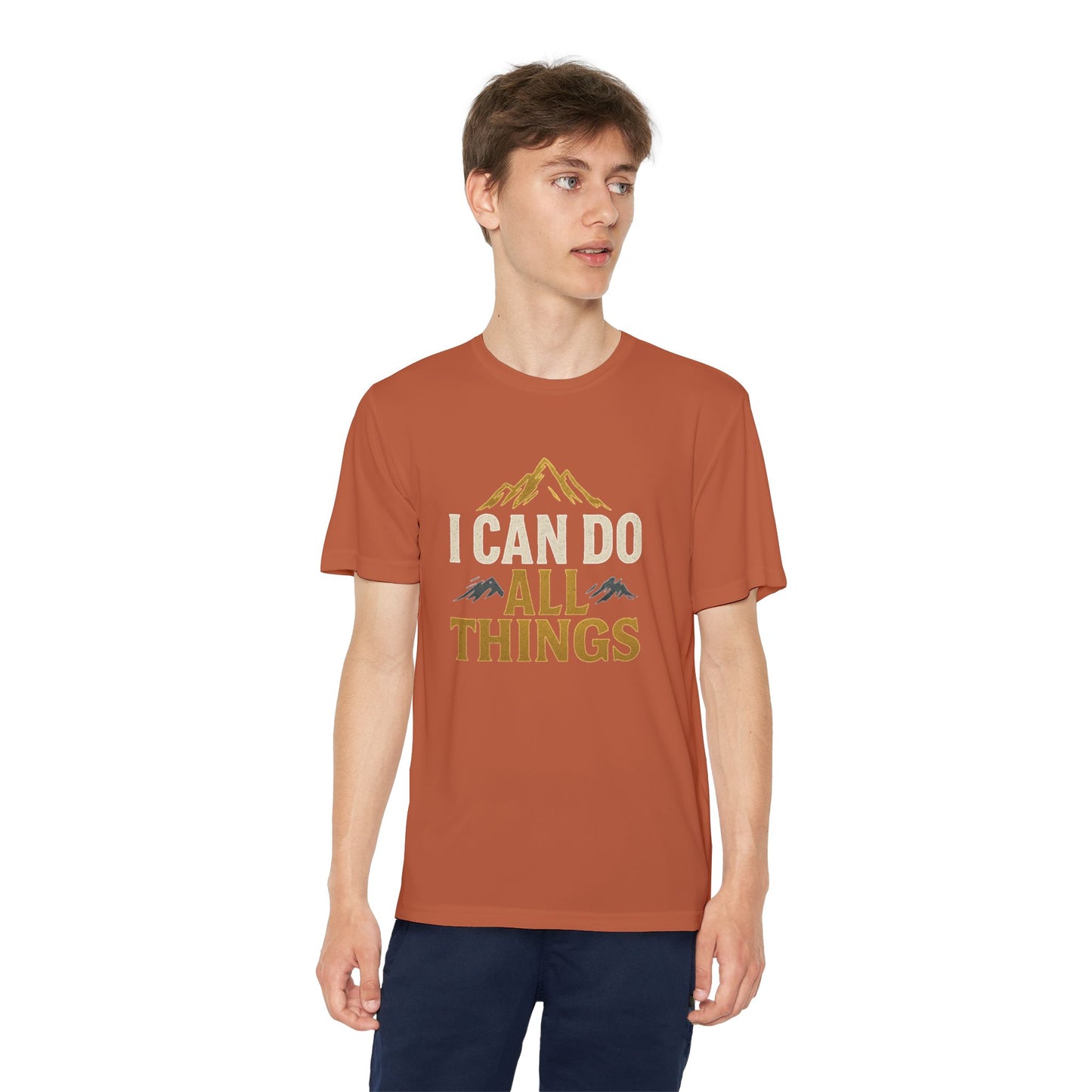 Youth Competitor Tee - I Can Do All Things Motivational Shirt