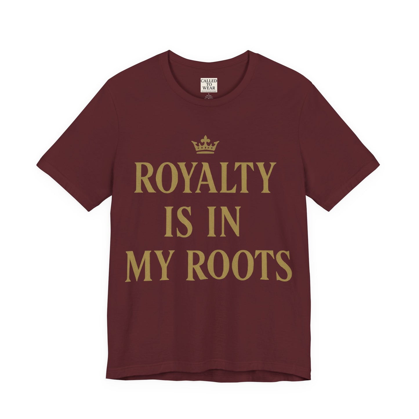 Royalty Roots Tee - Unisex Jersey Short Sleeve T-Shirt, Perfect for Family Gatherings, Casual Outings, Birthdays, Gifts