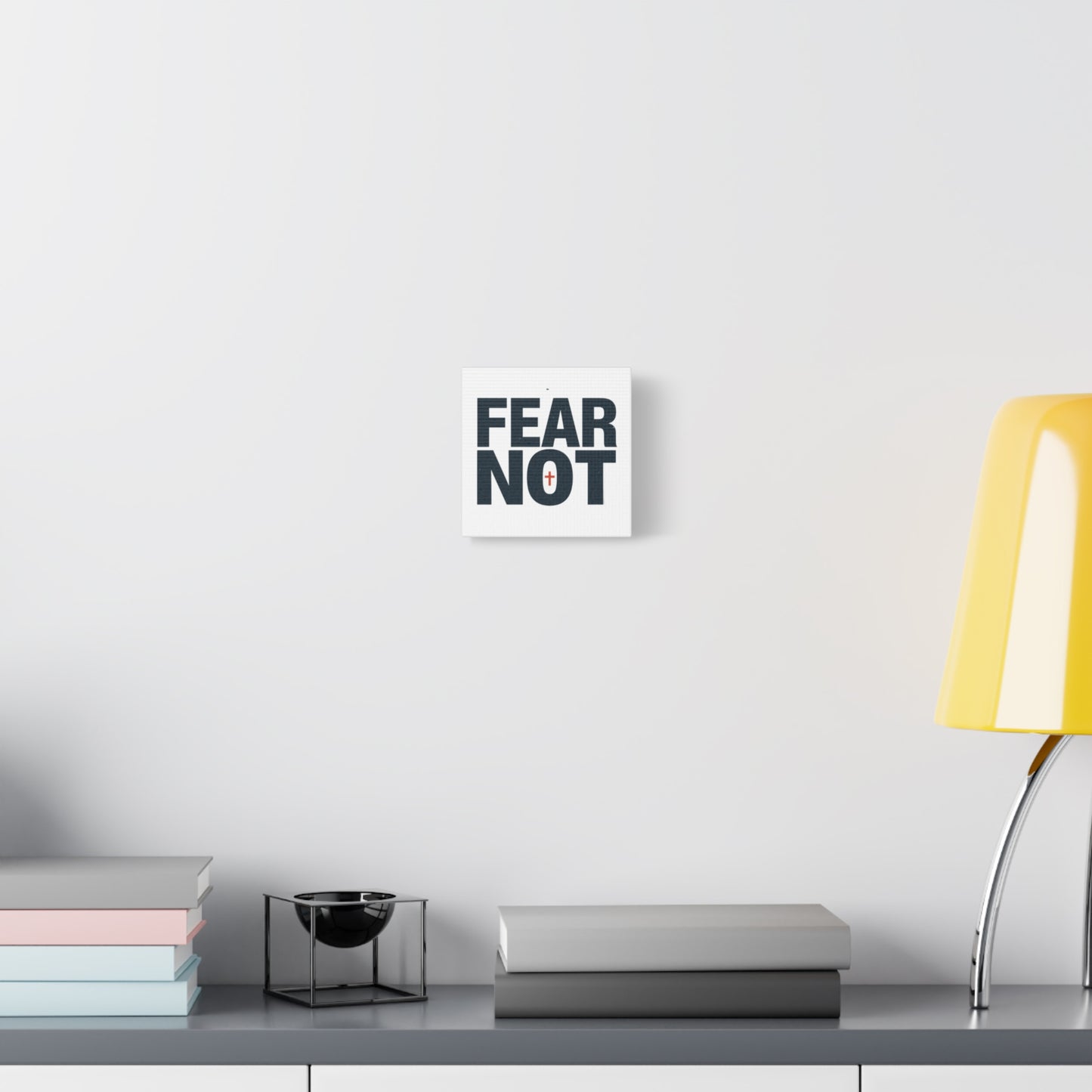 Fear Not canvas | Christian wall art, stretched matte gallery wrap