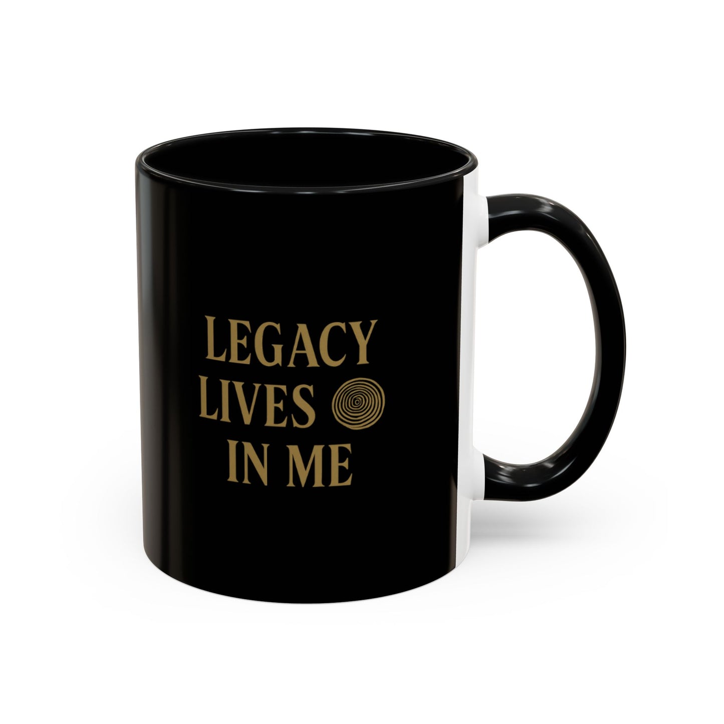 Legacy Lives in Me Coffee Mug | Inspirational Quote Drinkware | Gifts for Coffee Lovers, Motivation Cup, Unique Mug, Affirmation Beverage