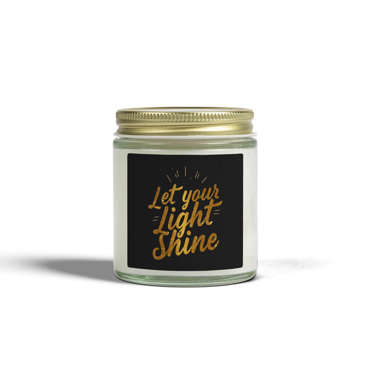 Let Your Light Shine Candle 4oz 9oz | Coconut Apricot Wax Jar