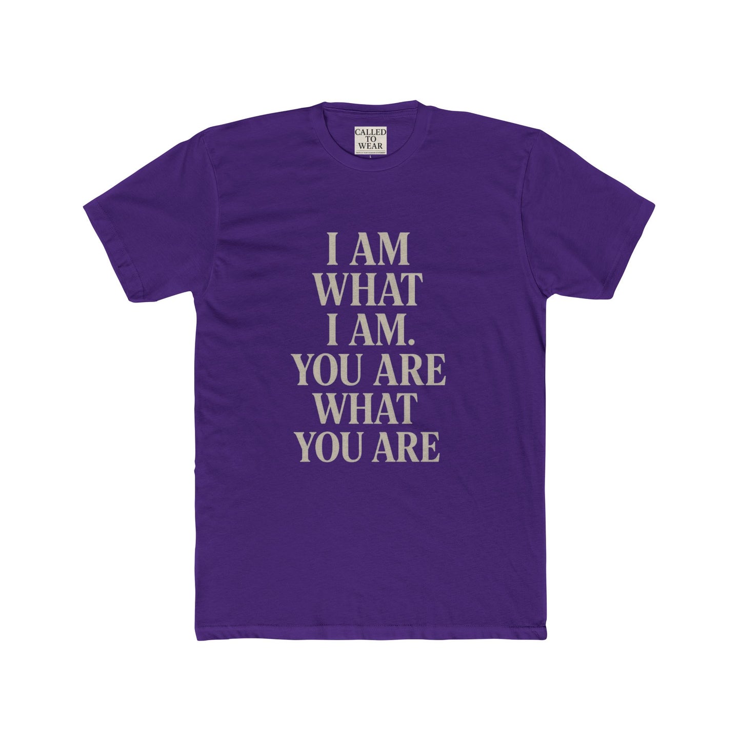 Unisex Cotton Crew Tee