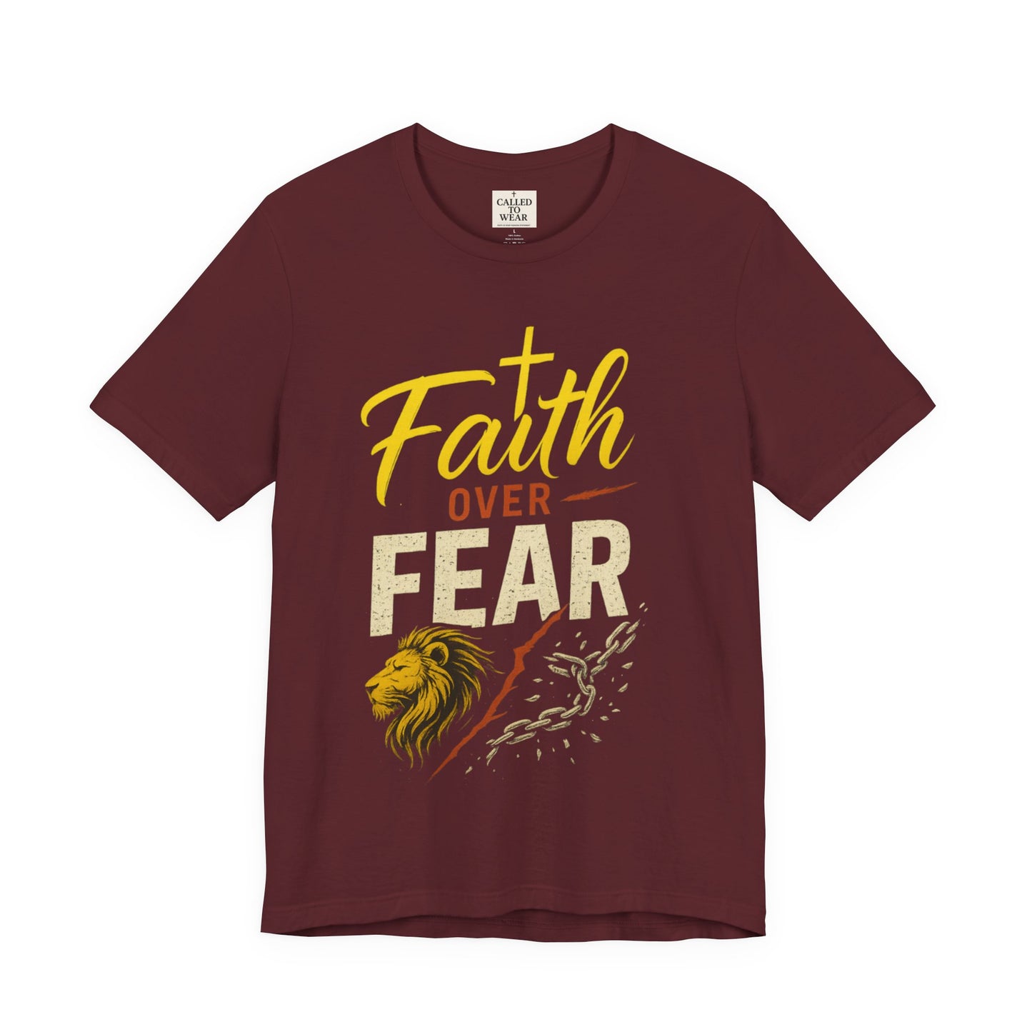 Faith Over Fear Unisex Tee - Inspirational Christian Apparel