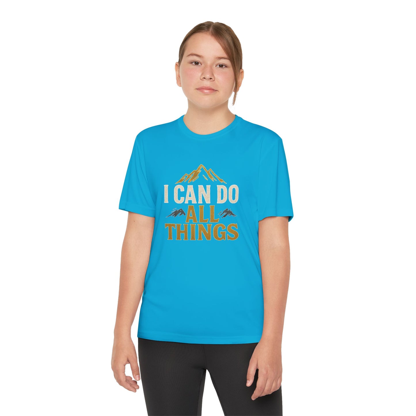 Youth Competitor Tee - I Can Do All Things Motivational Shirt