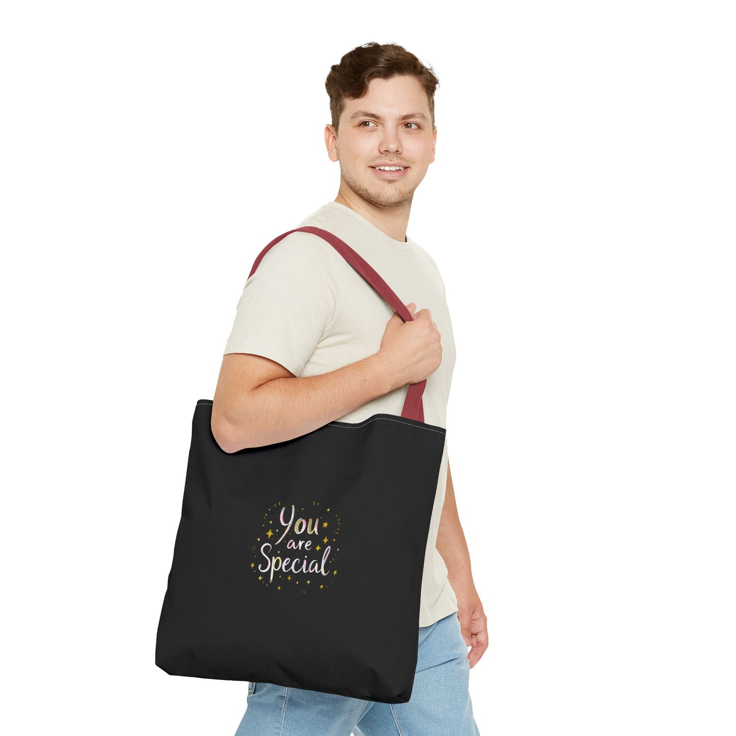 You Are Special Tote Bag | Inspirational Typography, Dotted Accent
