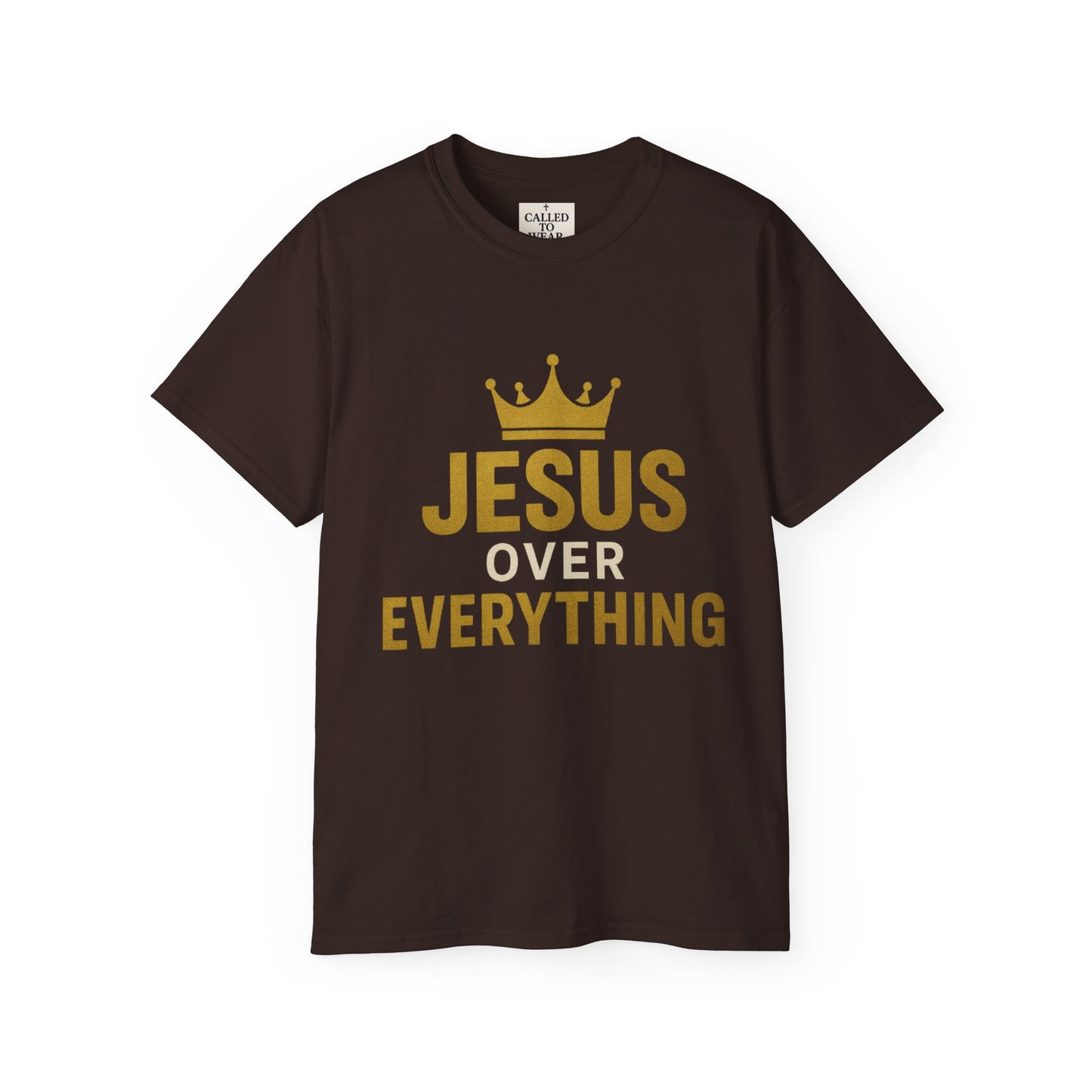 Jesus Over Everything Unisex Tee | Faith-Based Inspirational Shirt