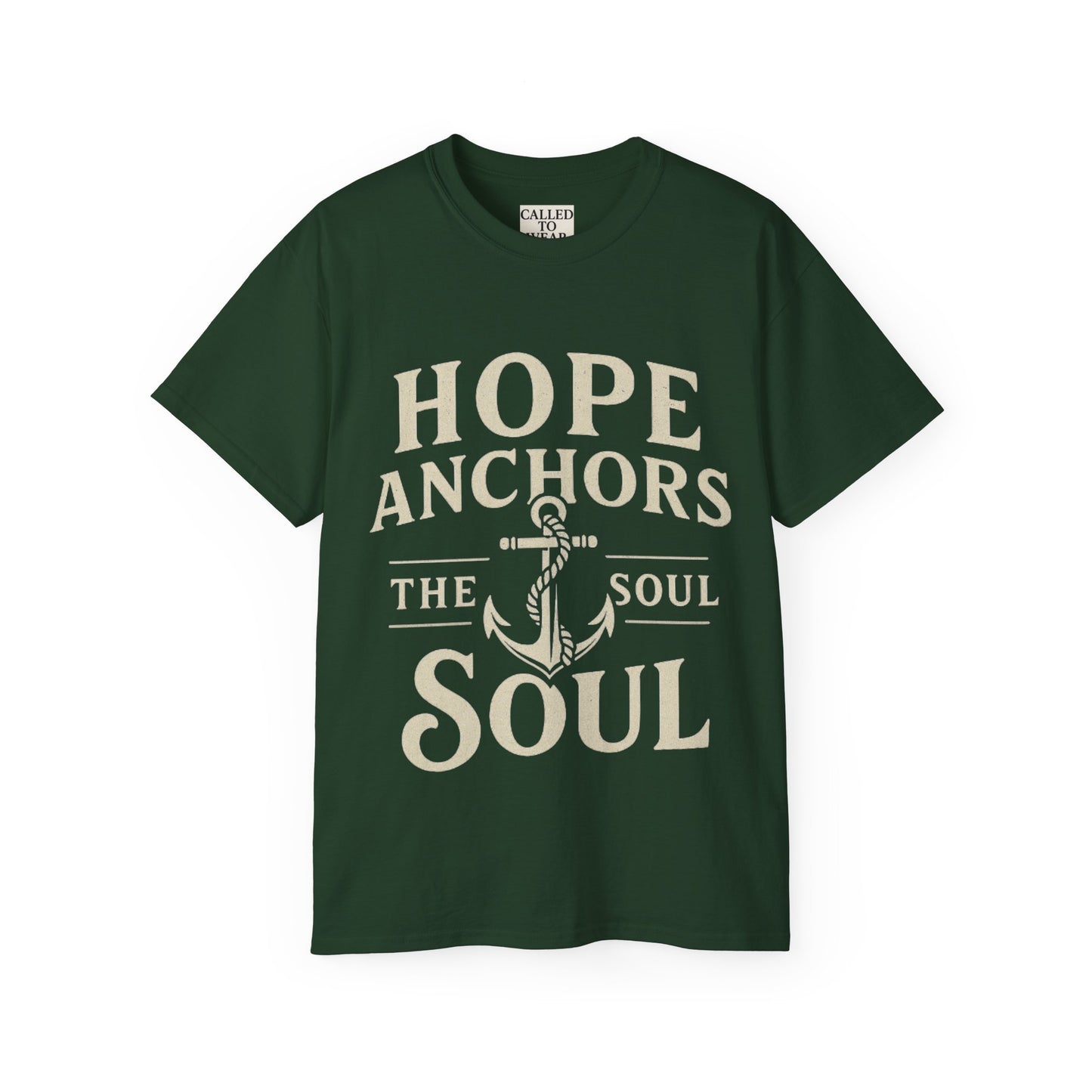Hope Anchors the Soul Unisex Tee - Inspirational T-Shirt