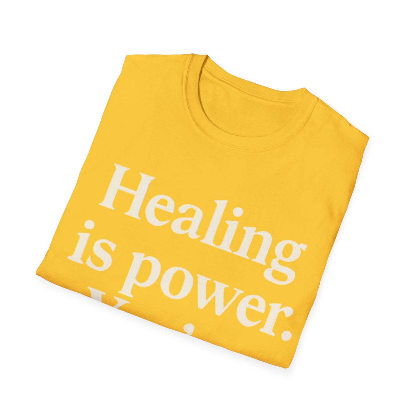 Healing Power T-Shirt | Motivational Tee, Wellness Apparel, Gift for Friends