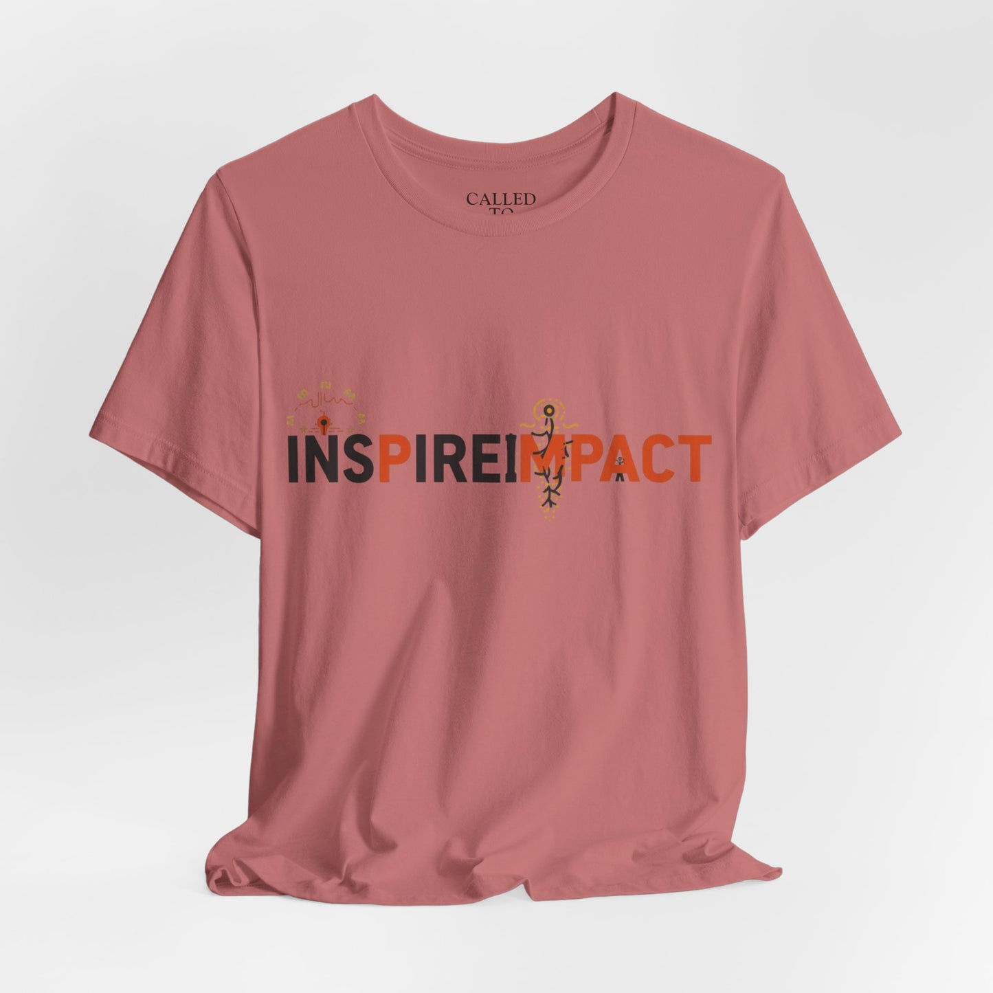 Inspire Impact graphic Tee | Inspirational typography t-shirt