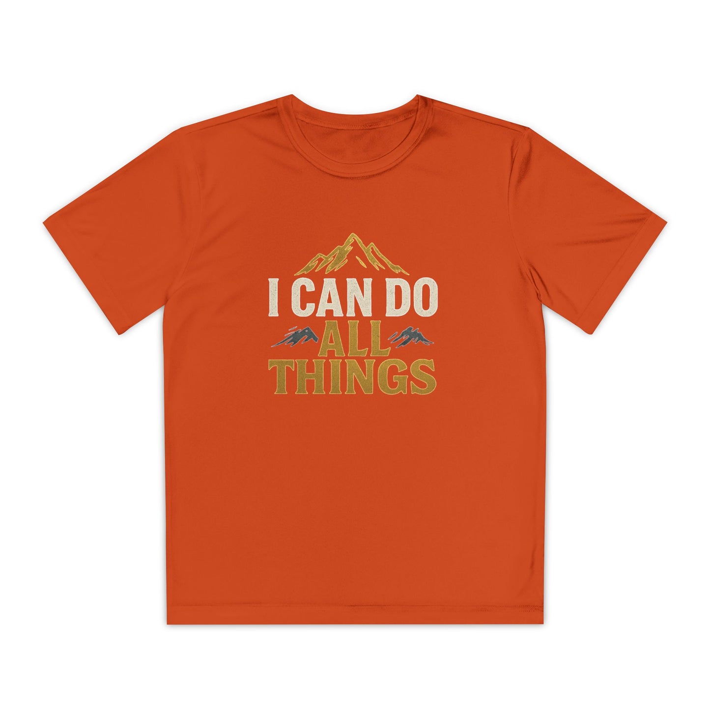 Youth Competitor Tee - I Can Do All Things Motivational Shirt