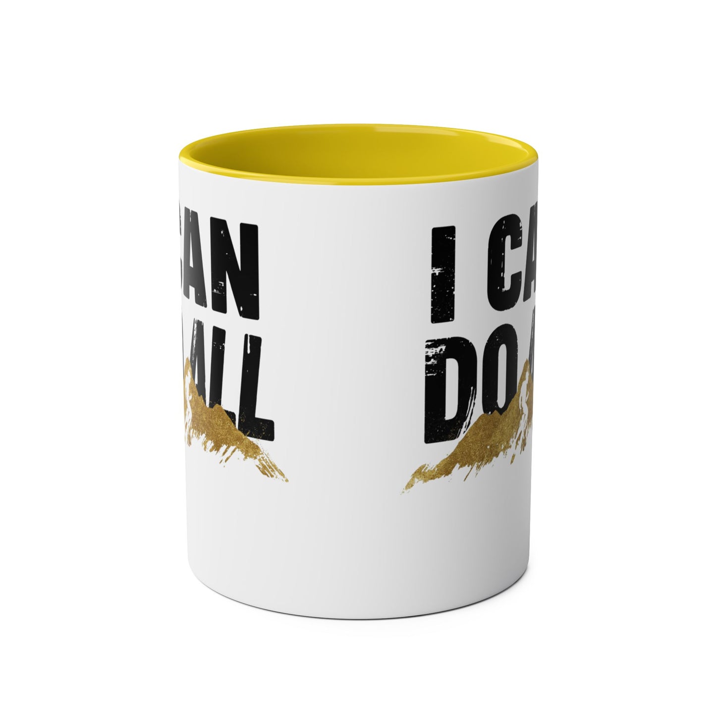 I Can Do All Mountains mug | Coffee Mug, Red Interior