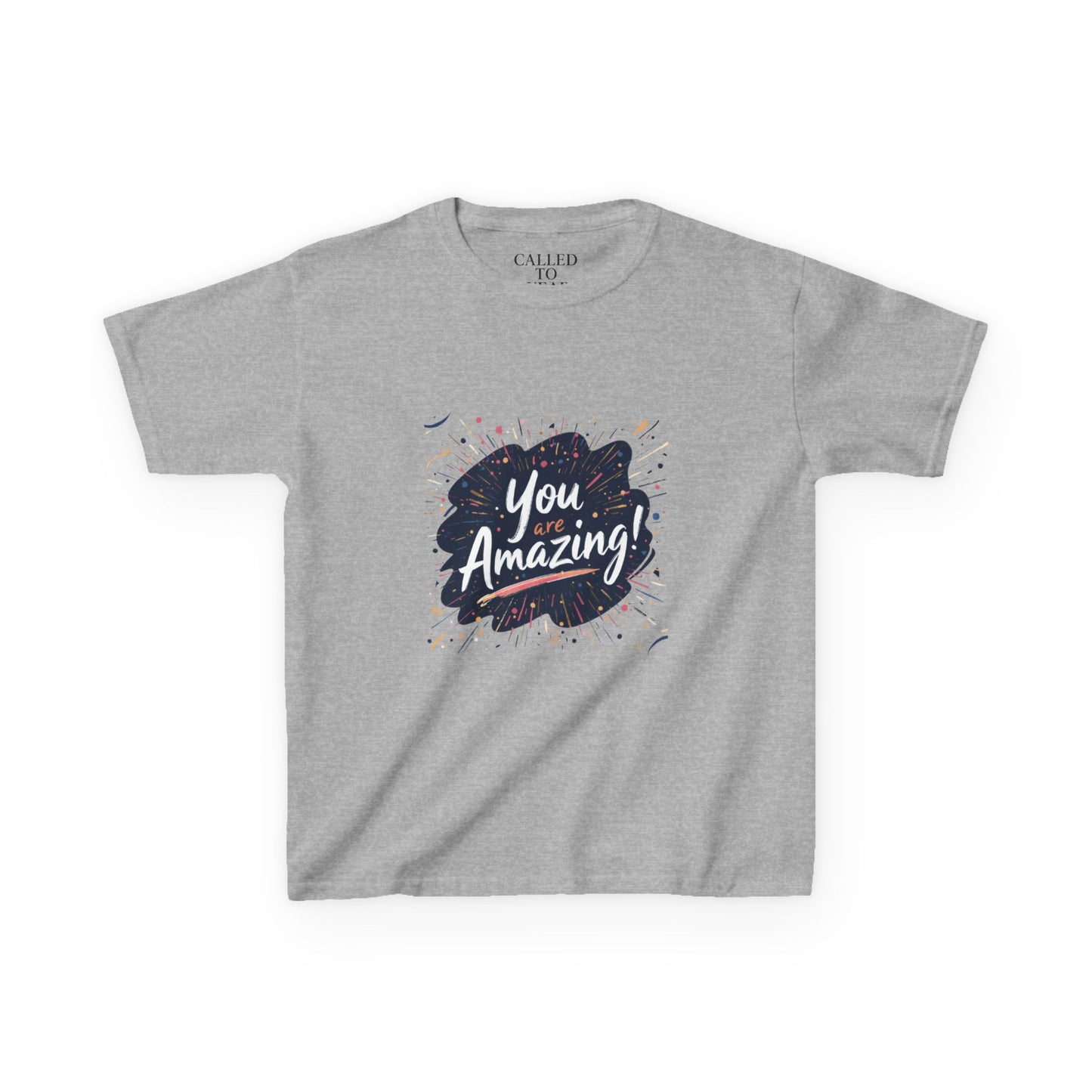 You Amazing! Brushstroke Kids Tee | Handwritten Encouragement Shirt
