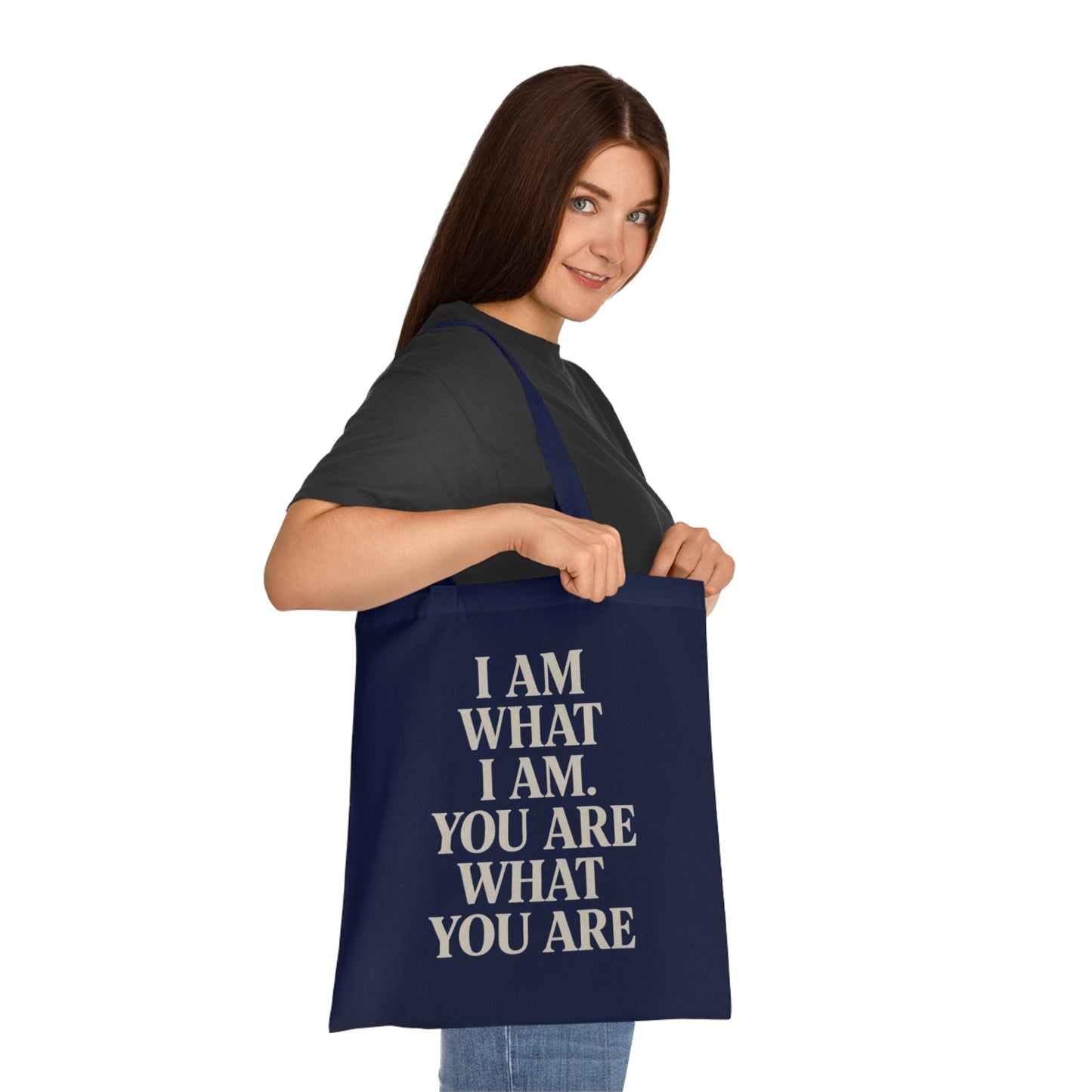 Inspirational Cotton Tote Bag - Ideal for Daily Use, Shopping, or Gift Giving, Motivational Quote, Eco-Friendly, Personal Use, Holiday Gift