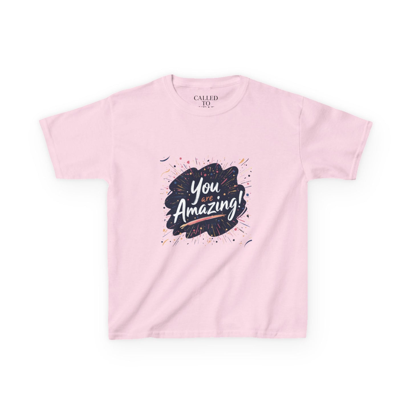 You Amazing! Brushstroke Kids Tee | Handwritten Encouragement Shirt