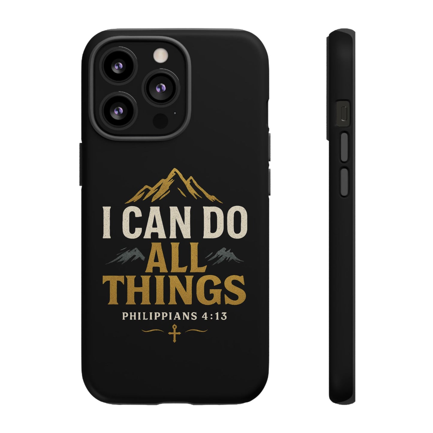 I Can Do All Things Phone Case, Inspirational Phone Cover, Christian Gift, Motivational Tech Accessory, Bible Verse Case, Tough Cases