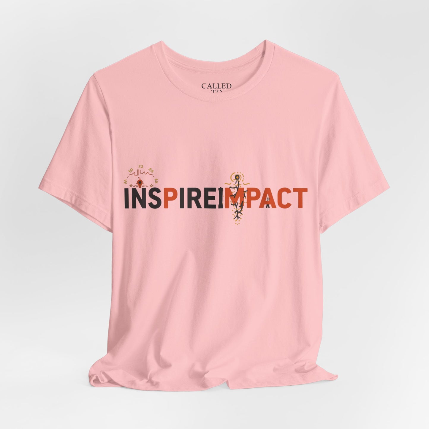 Inspire Impact graphic Tee | Inspirational typography t-shirt