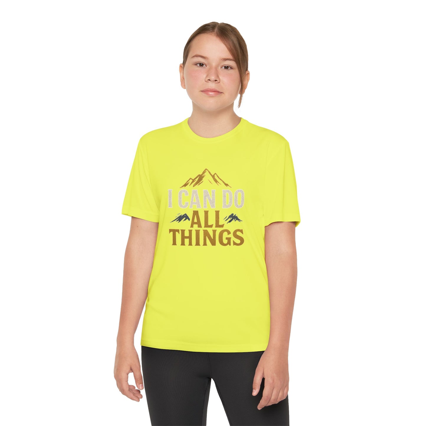 Youth Competitor Tee - I Can Do All Things Motivational Shirt
