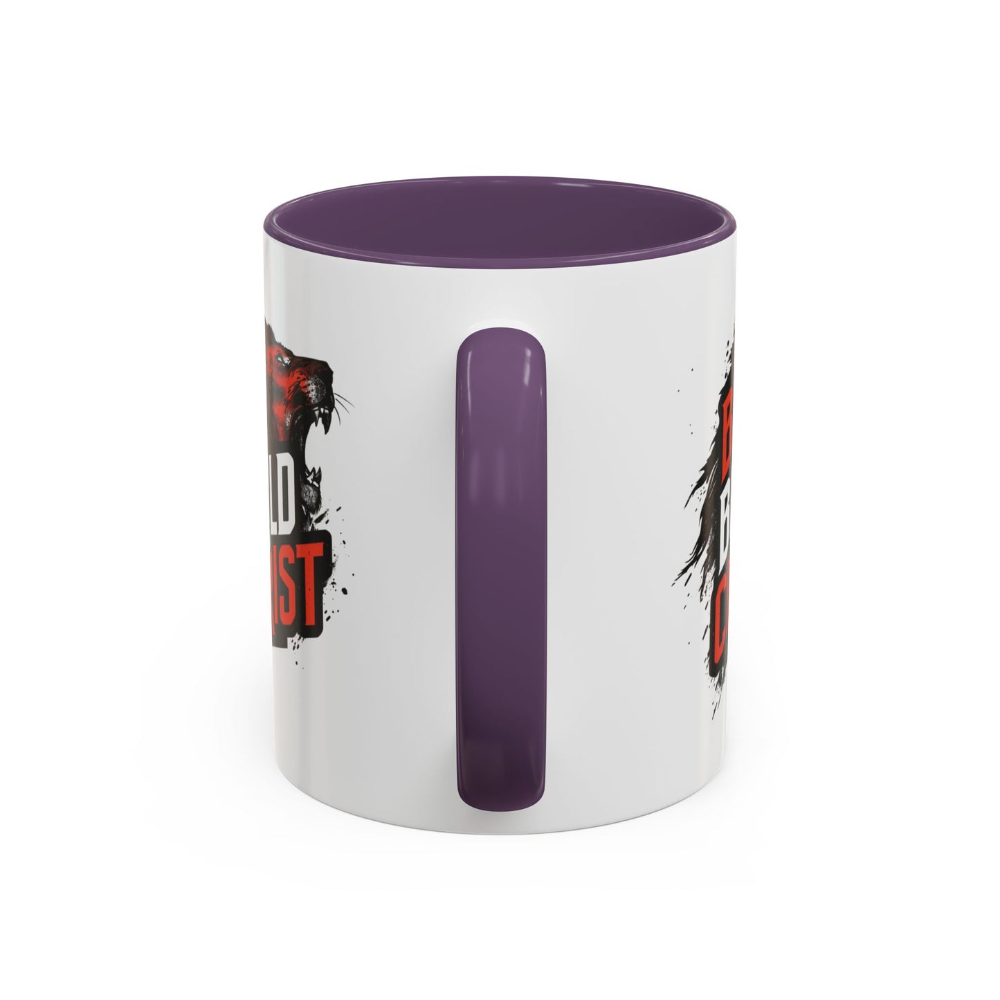 Be Bold in Christ Mug | Christian Faith Coffee Mug, Wolf Graphic Accent Mug