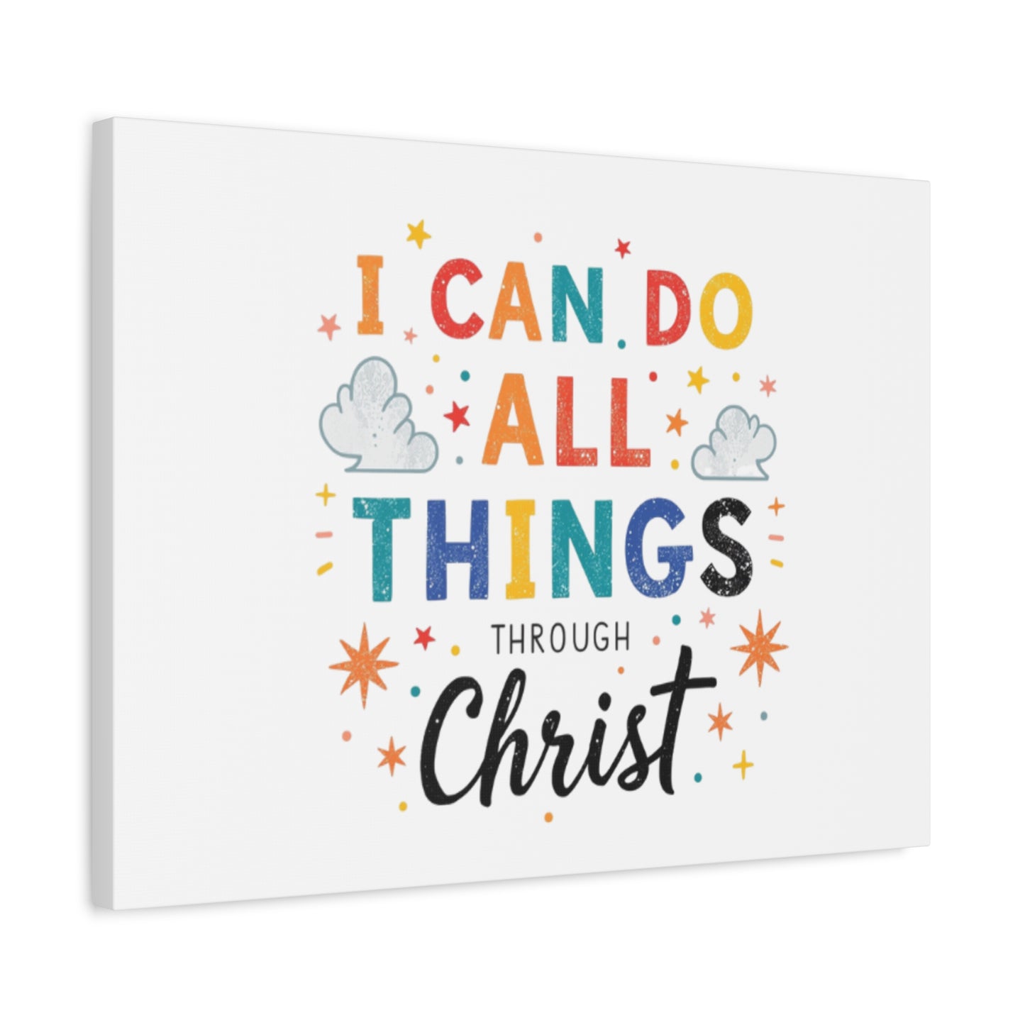 I Can Do All Things Through Christ Matte Canvas