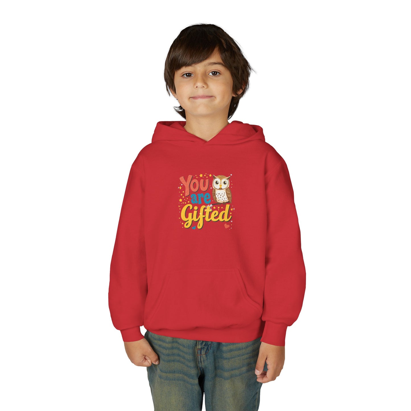 You Are Gifted Owl Youth Hoodie | Encouragement Kids Sweatshirt