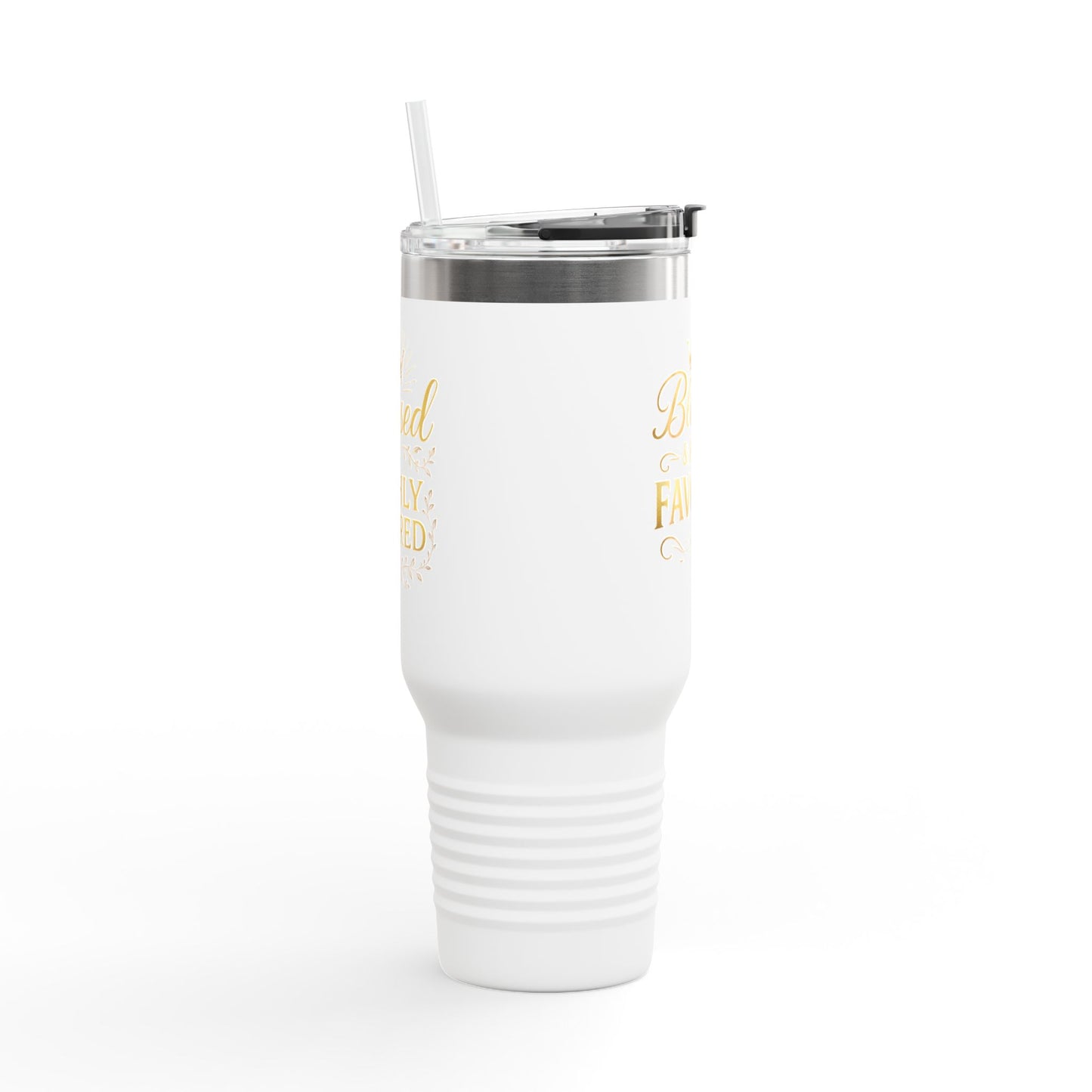 Blessed & Highly Favored 40oz Insulated Travel Mug - Inspirational On-the-Go Drinkware, Perfect for Gifts, Travel Essentials, and [...]