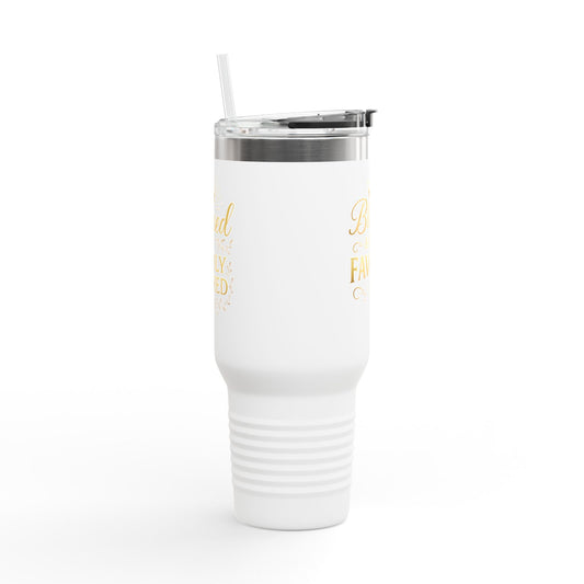 Blessed & Highly Favored 40oz Insulated Travel Mug - Inspirational On-the-Go Drinkware, Perfect for Gifts, Travel Essentials, and [...]