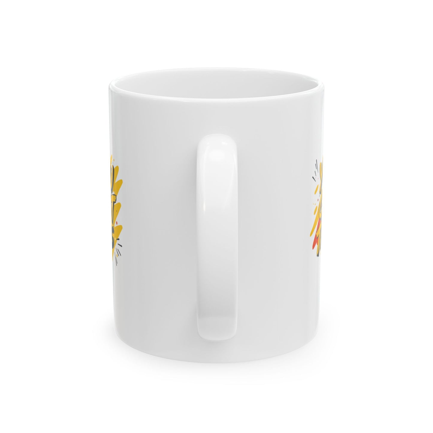 Sunflower Sunrise Mug | Floral Ceramic Coffee Cup