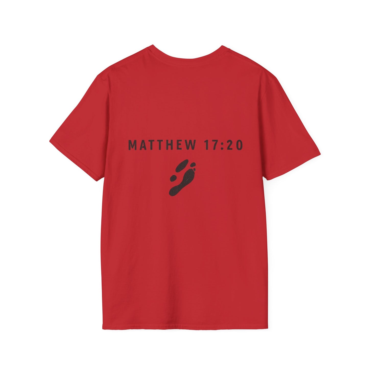 Faith-Inspired Unisex Softstyle T-Shirt - Inspirational Gift, Christian Apparel, Religious Tee, Motivational Shirt, Scripture Tee