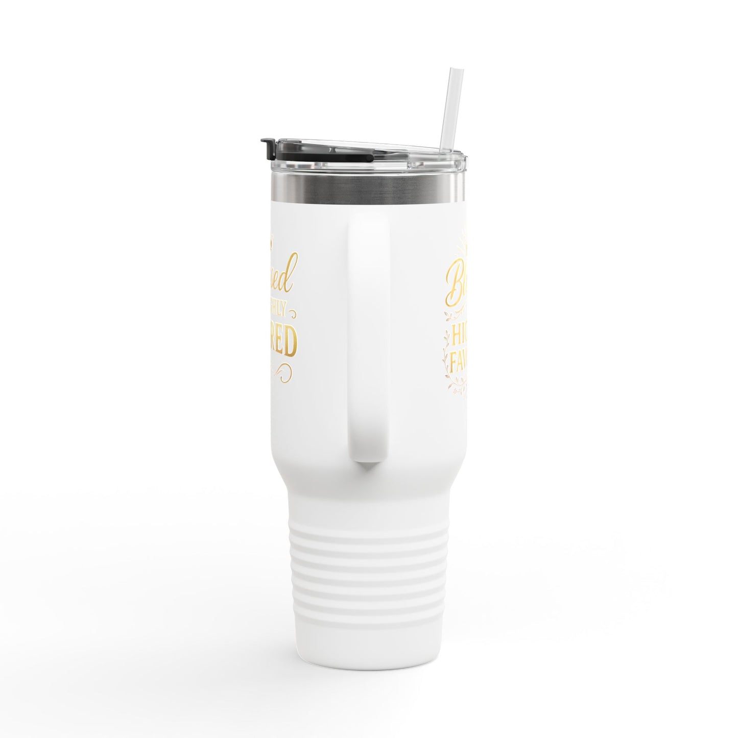 Blessed & Highly Favored 40oz Insulated Travel Mug - Inspirational On-the-Go Drinkware, Perfect for Gifts, Travel Essentials, and [...]