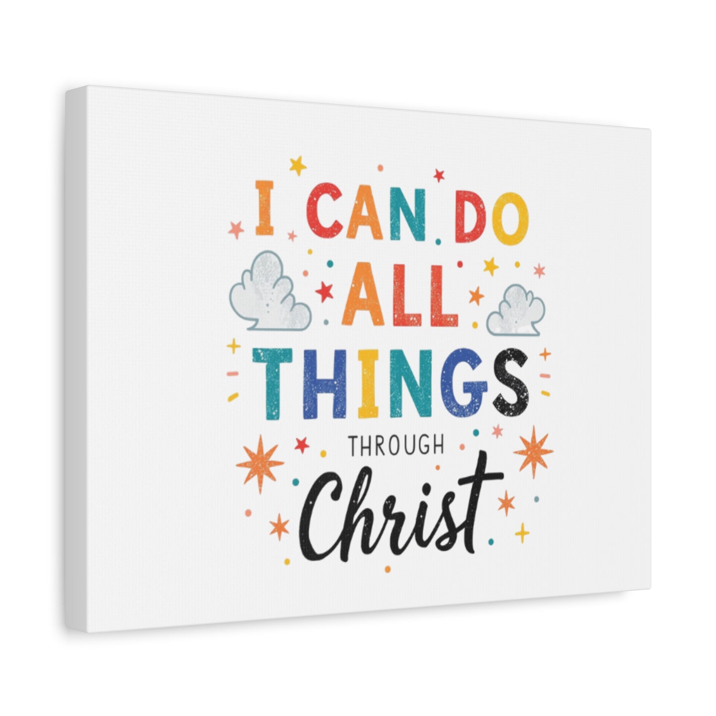 I Can Do All Things Through Christ Matte Canvas