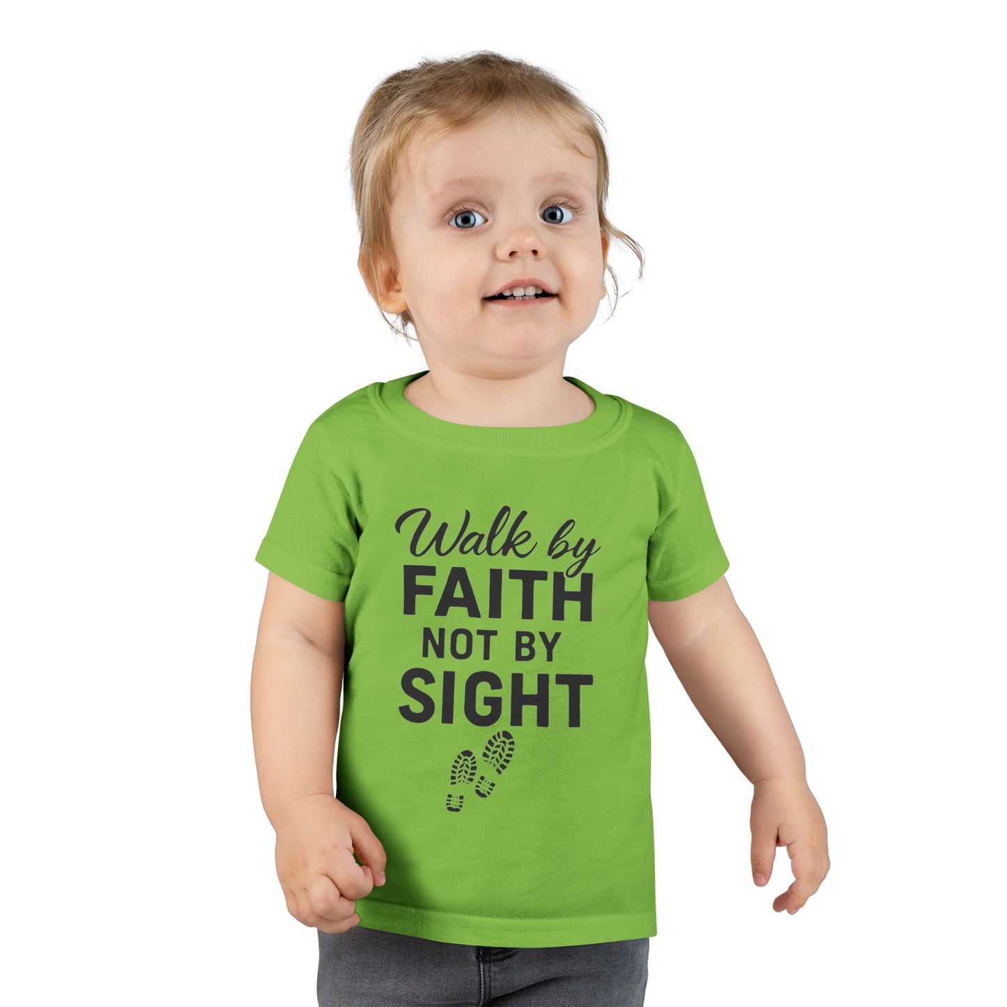 Toddler Faith T-Shirt - Inspirational Christian Gift for Kids, Birthday, Everyday Wear, Motivational Tee