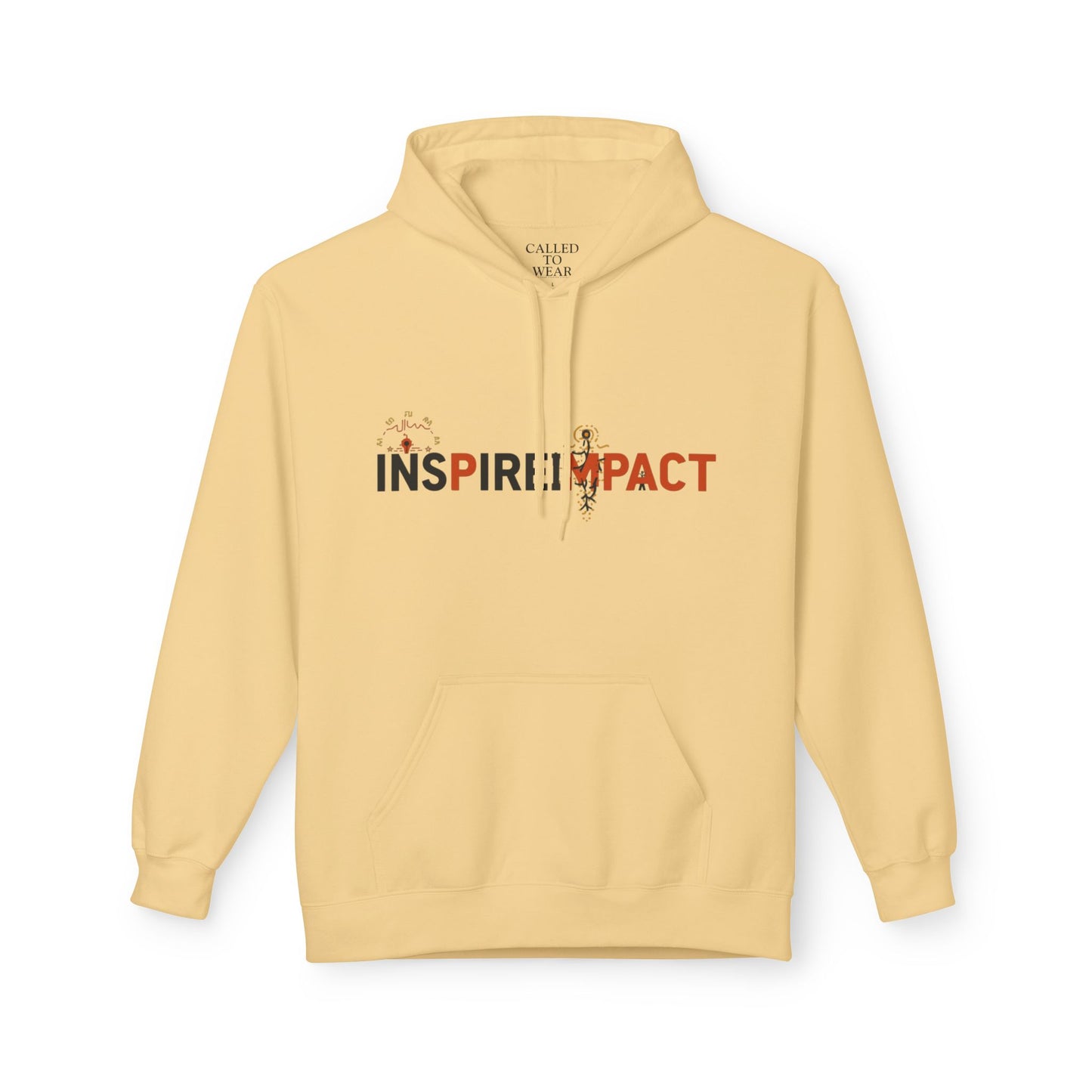 Inspire Impact Hoodie | Inspirational Typography Logo