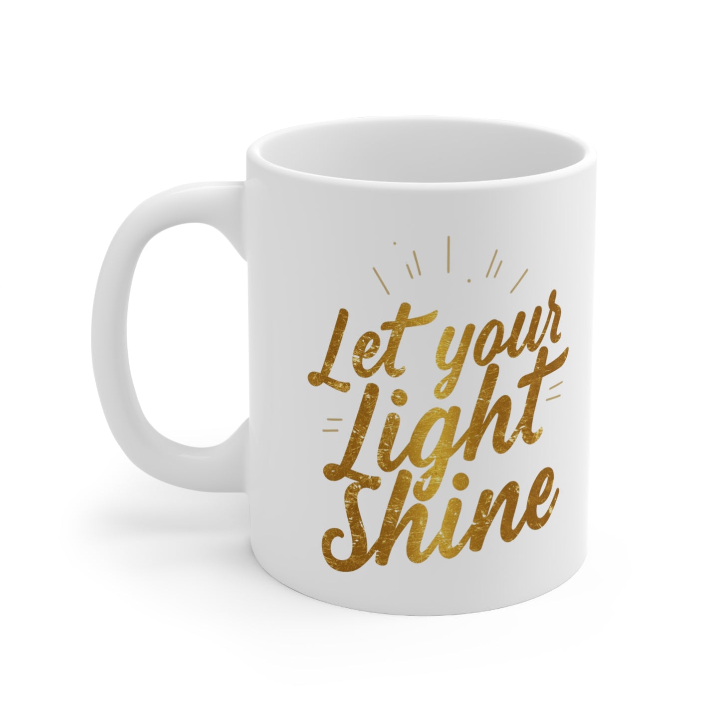 Let Your Light Shine Mug | Ceramic Coffee Cup, 11oz or 15oz