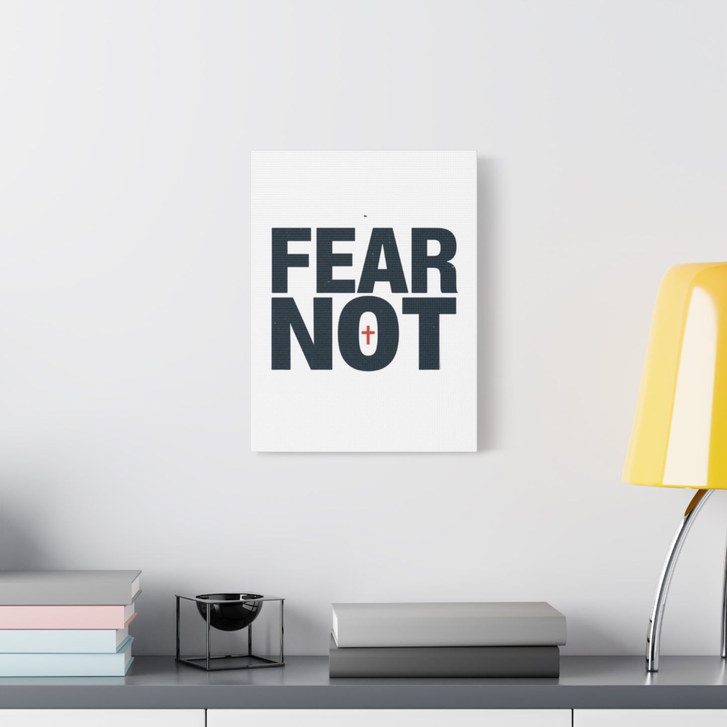 Fear Not canvas | Christian wall art, stretched matte gallery wrap