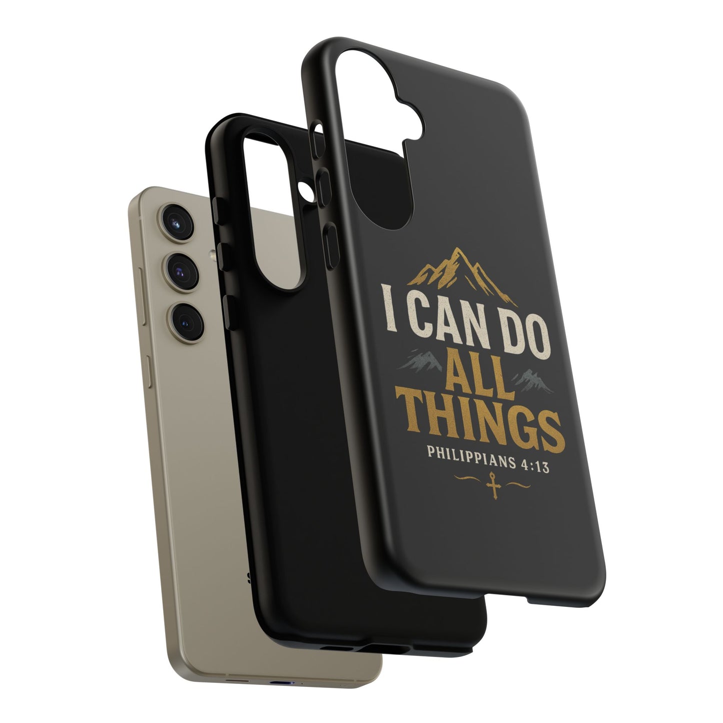 I Can Do All Things Phone Case, Inspirational Phone Cover, Christian Gift, Motivational Tech Accessory, Bible Verse Case, Tough Cases