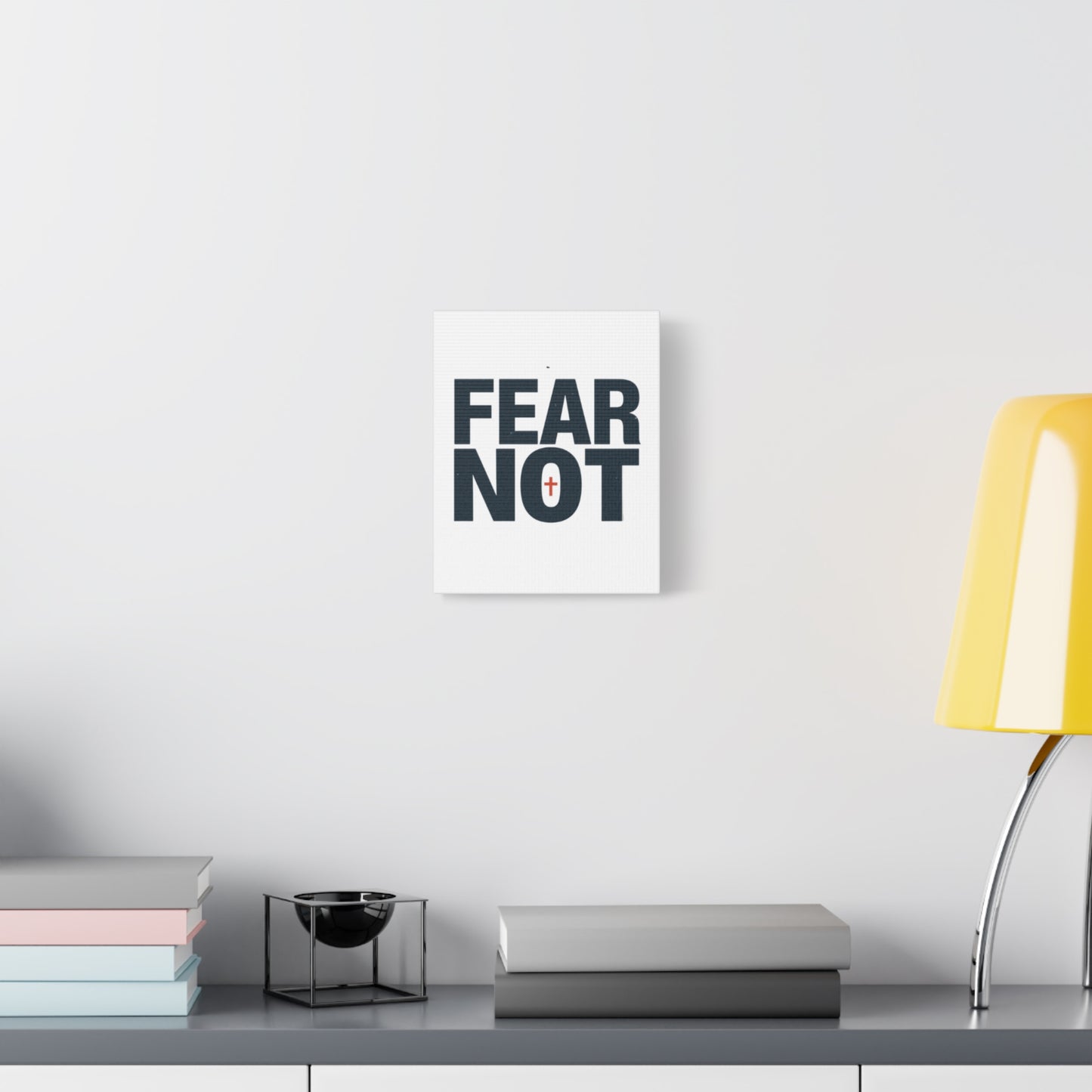 Fear Not canvas | Christian wall art, stretched matte gallery wrap