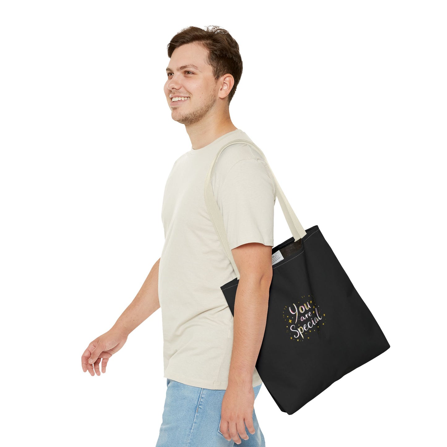You Are Special Tote Bag | Inspirational Typography, Dotted Accent